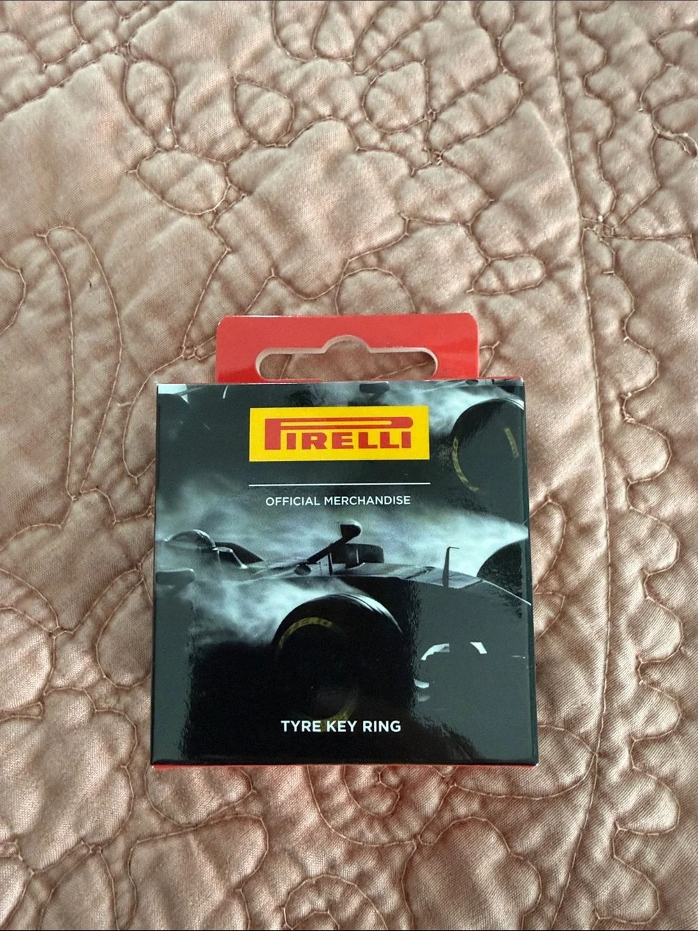 Red and Black Tyre Key Ring - Official Merchandise